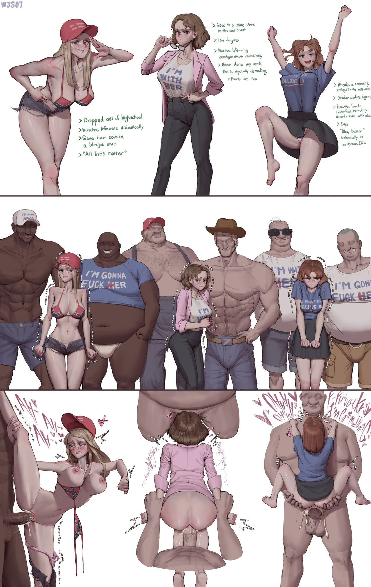 Politics porn comic picture 5