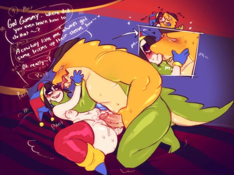 Pomni & Gummygoo porn comic picture 3
