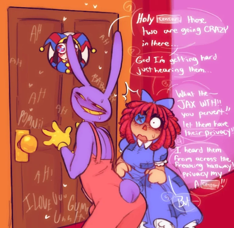 Pomni & Gummygoo porn comic picture 6