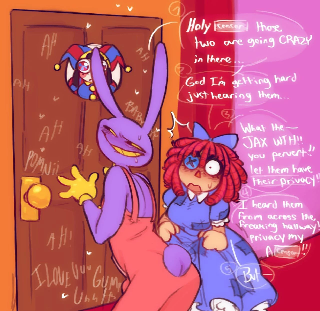 Pomni & Gummygoo porn comic picture 6