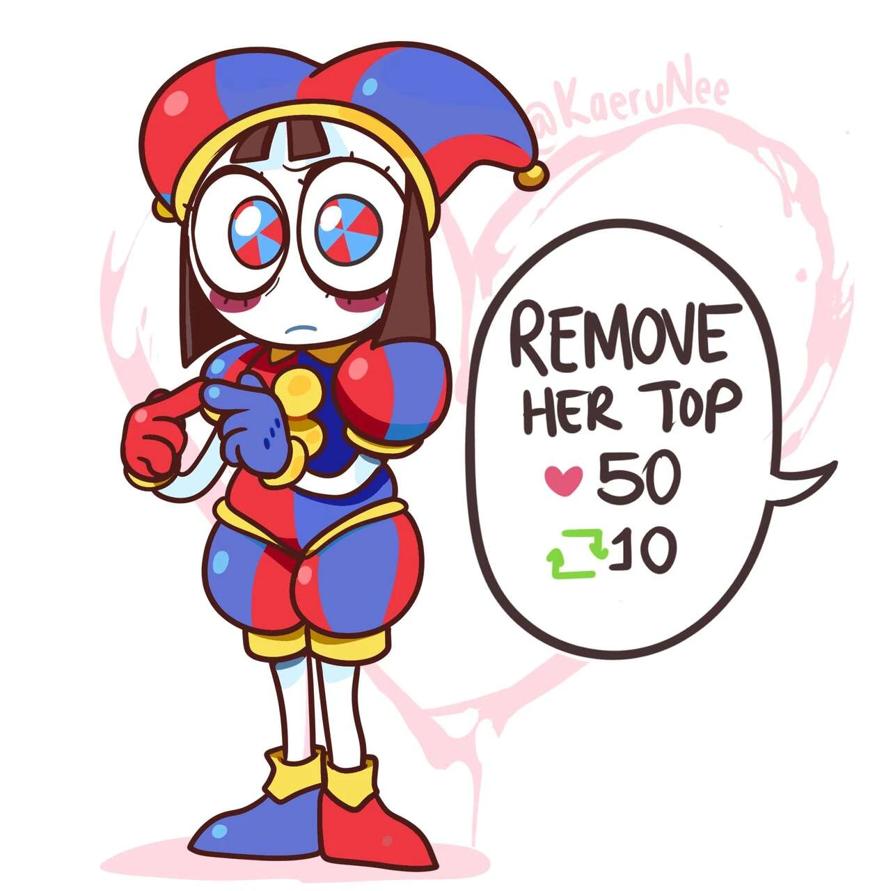 Pomni Stripgame porn comic picture 1