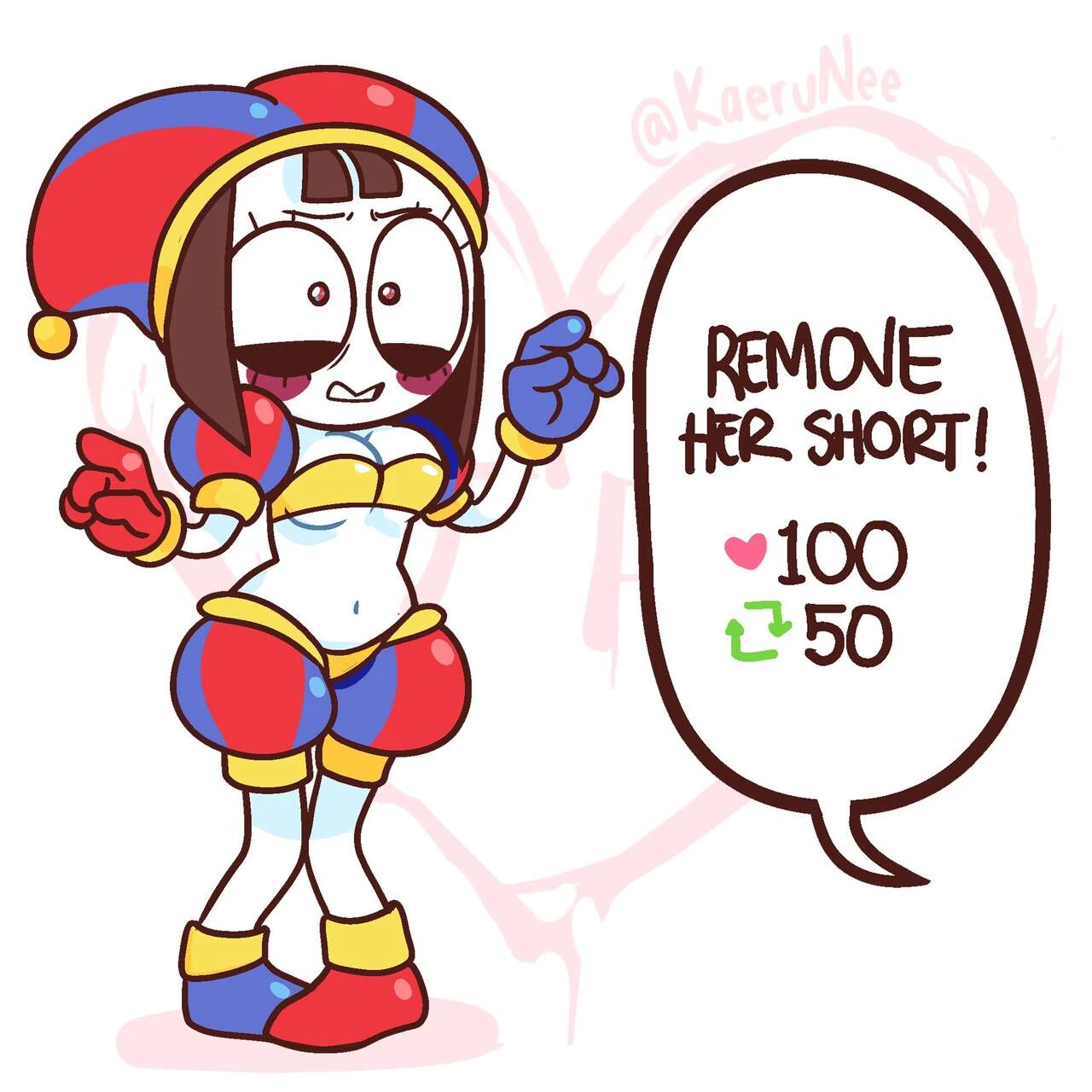 Pomni Stripgame porn comic picture 2