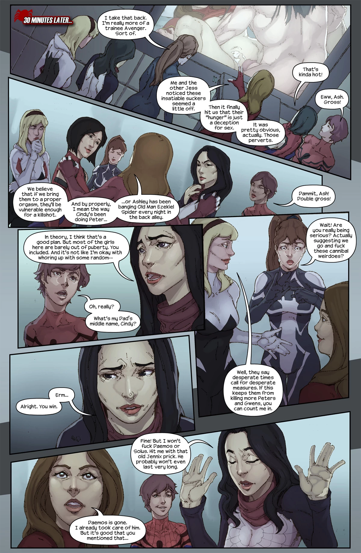 Porn Edge of Spider-Verse - The Hunt for the Inheritors porn comic picture 4