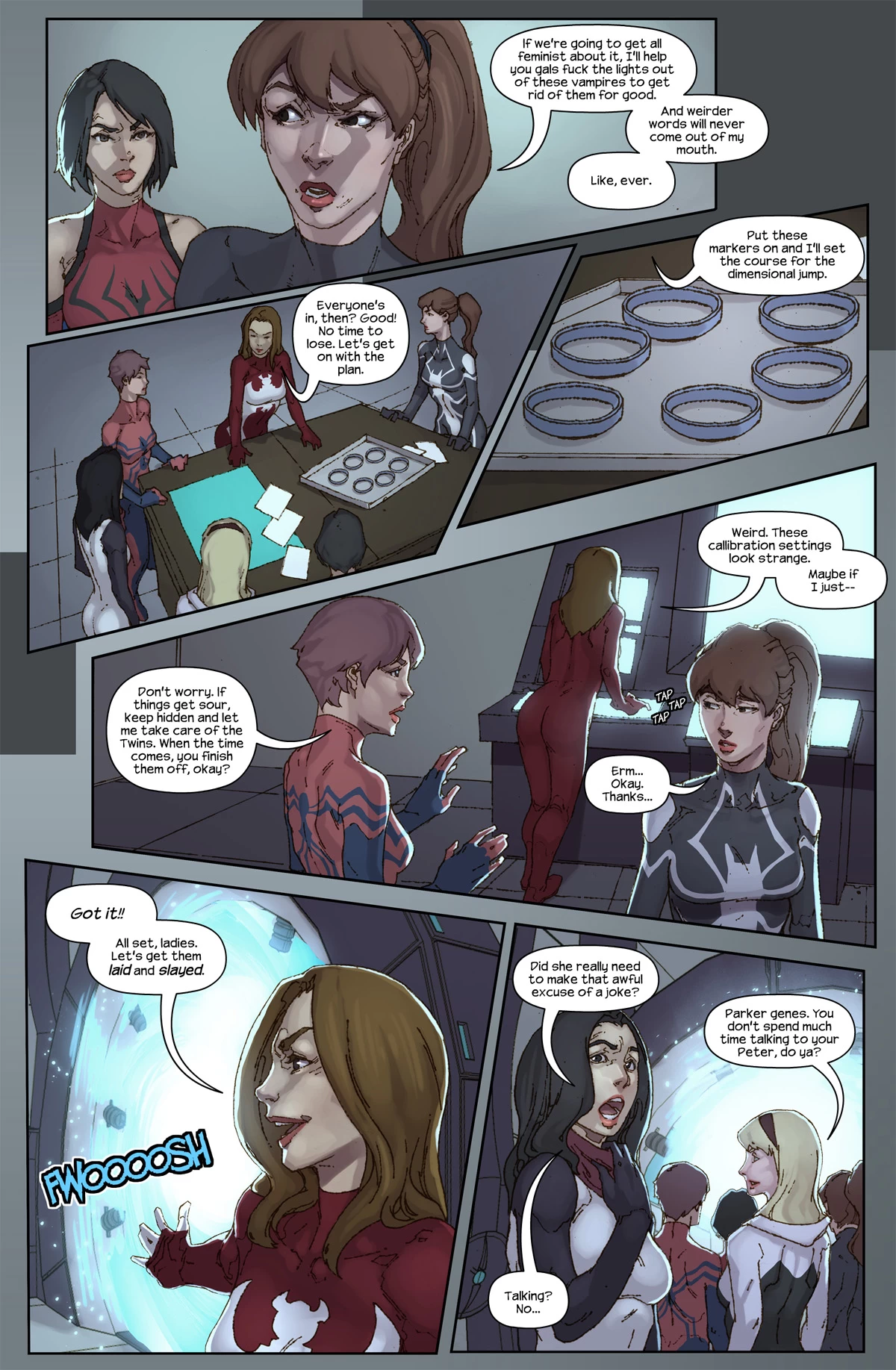 Porn Edge of Spider-Verse - The Hunt for the Inheritors porn comic picture 8