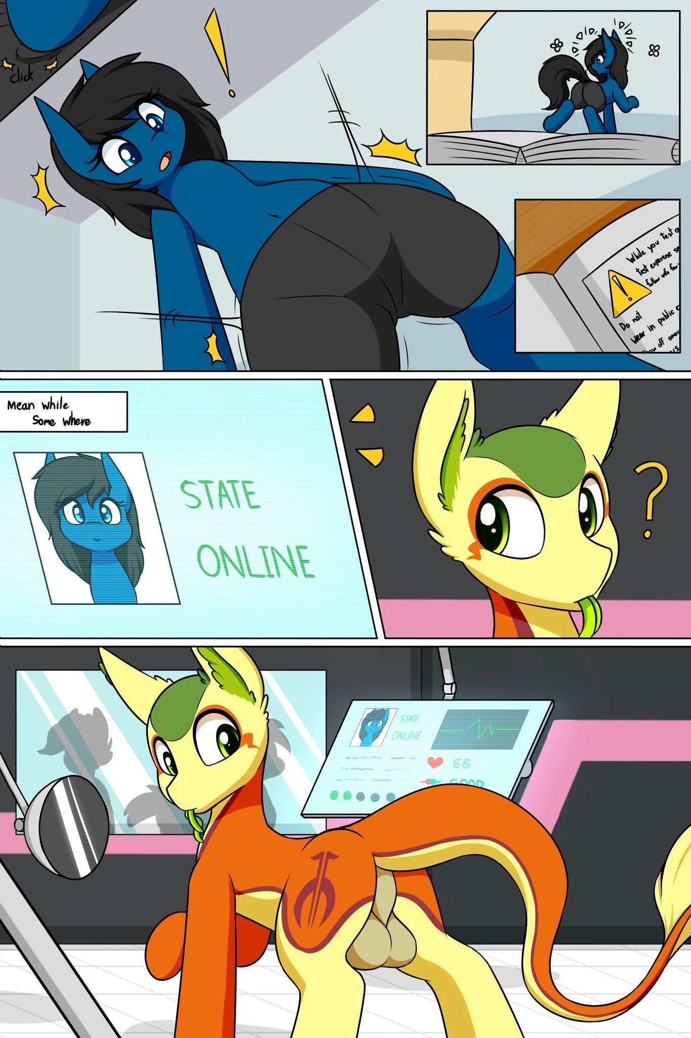 Portal panties porn comic picture 2