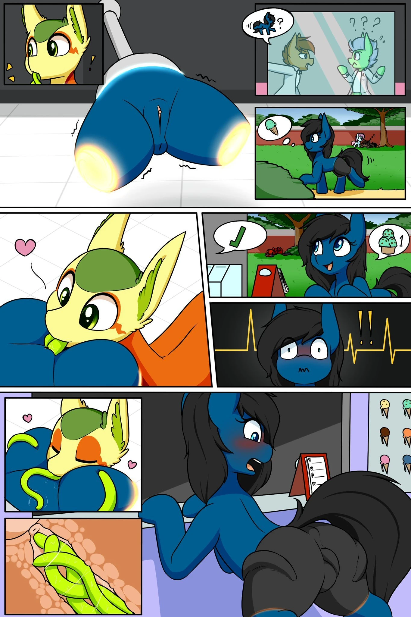 Portal panties porn comic picture 3