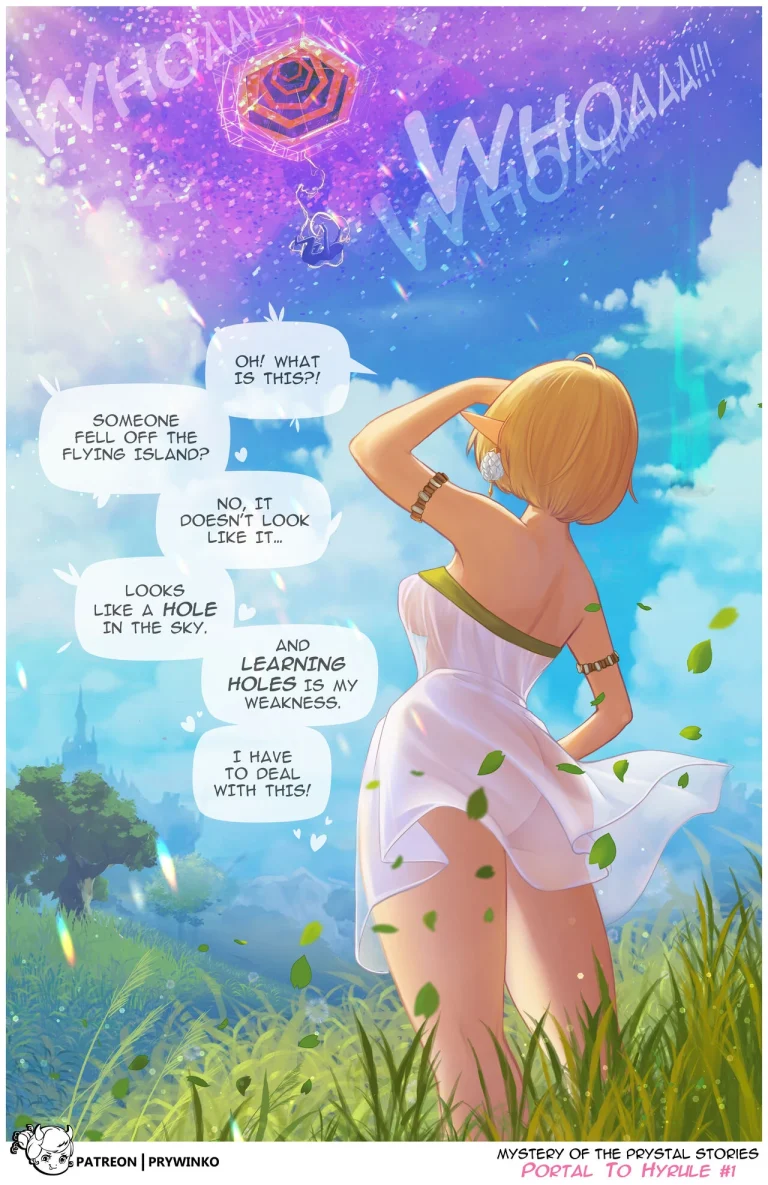 Portal to Hyrule ~Shemale porn comic picture 1