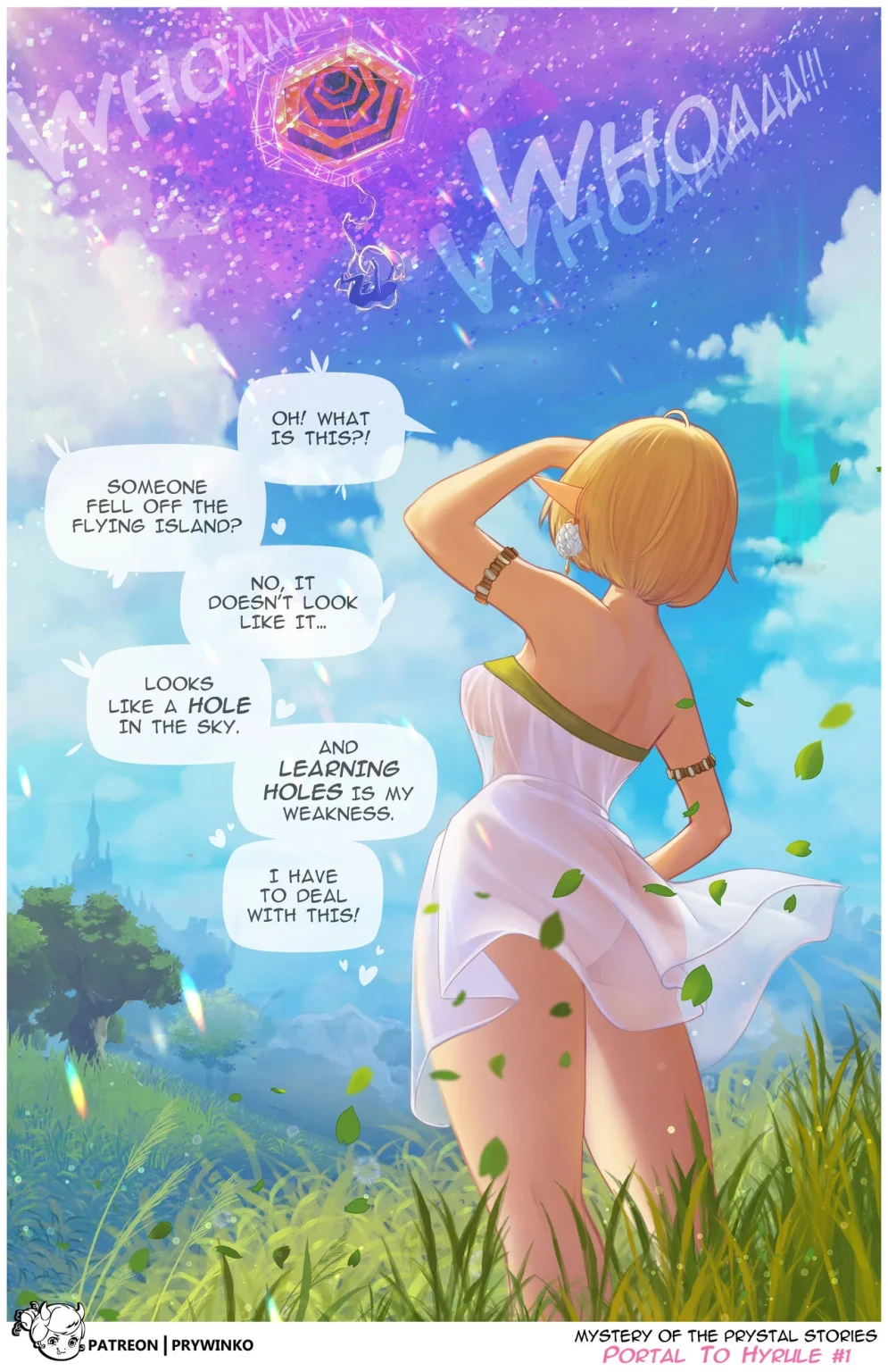 Portal to Hyrule ~Shemale porn comic picture 1