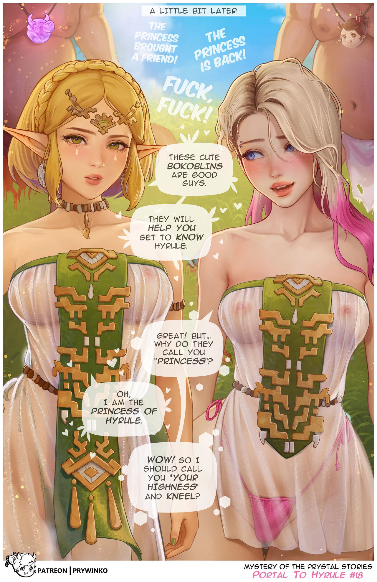 Portal to Hyrule ~Shemale porn comic picture 18