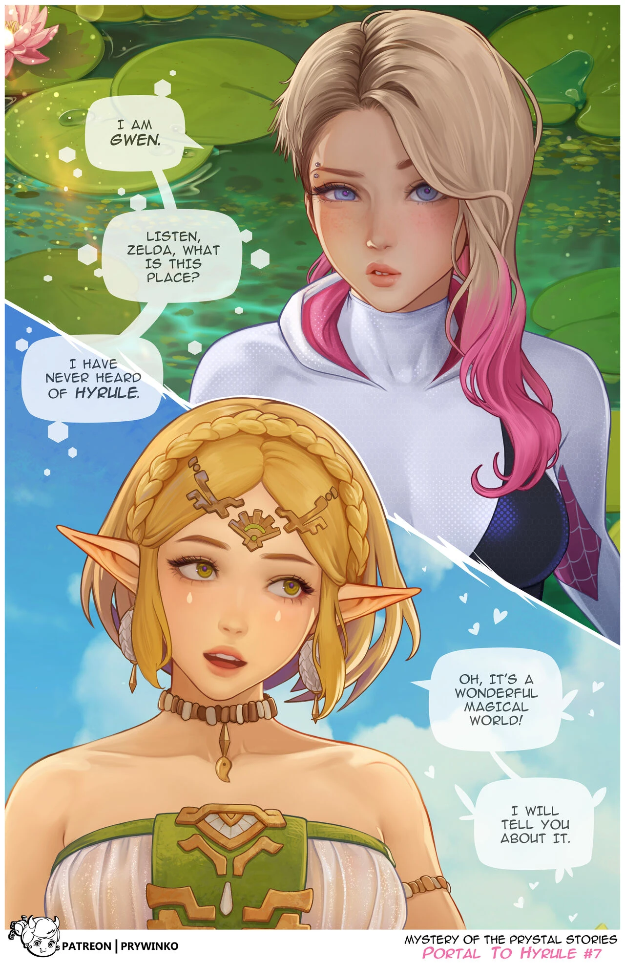 Portal to Hyrule ~Shemale porn comic picture 7