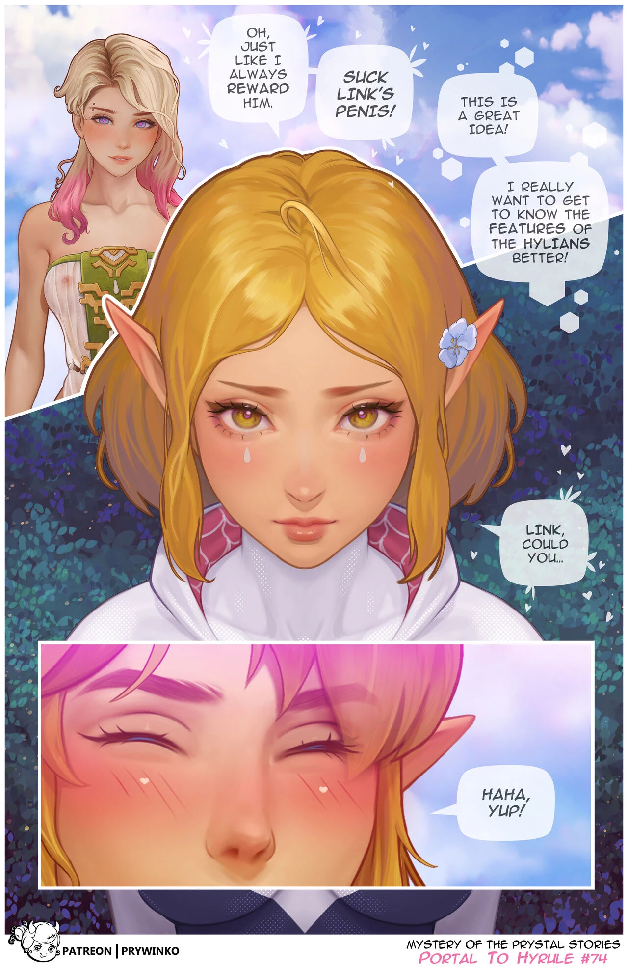 Portal to Hyrule ~Shemale porn comic picture 74