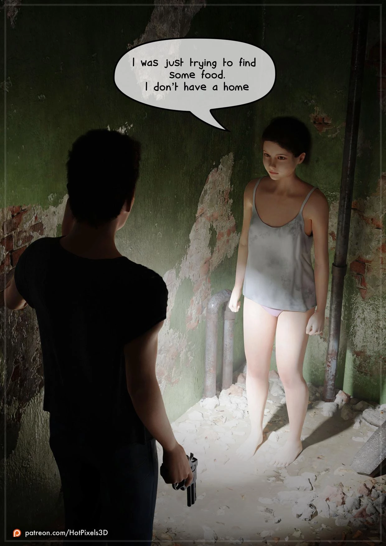 Post Apocalyptic Rose EP1 porn comic picture 13