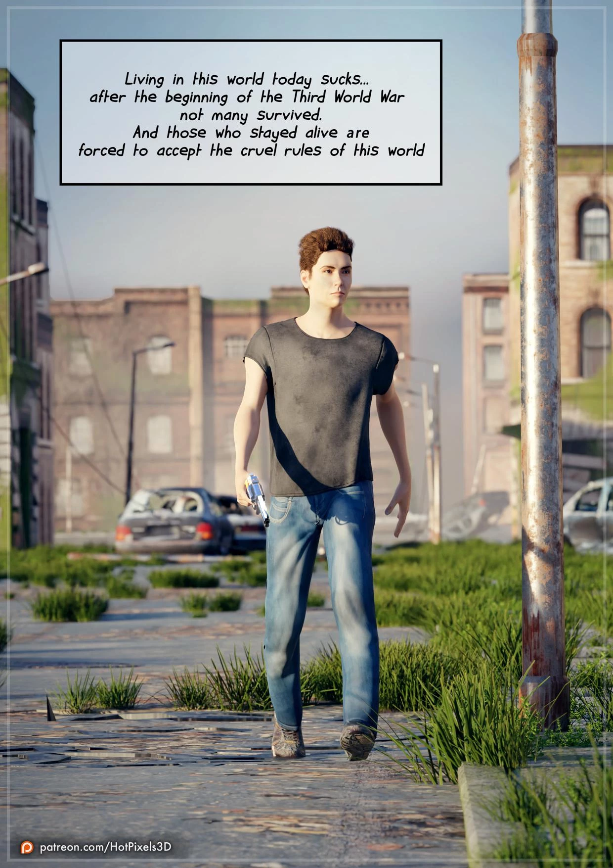 Post Apocalyptic Rose EP1 porn comic picture 3