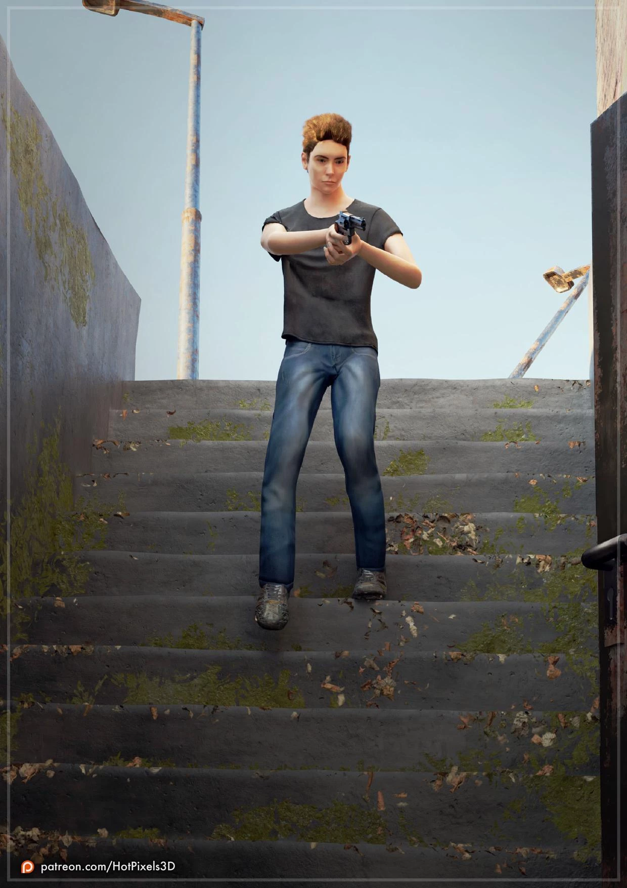 Post Apocalyptic Rose EP1 porn comic picture 6