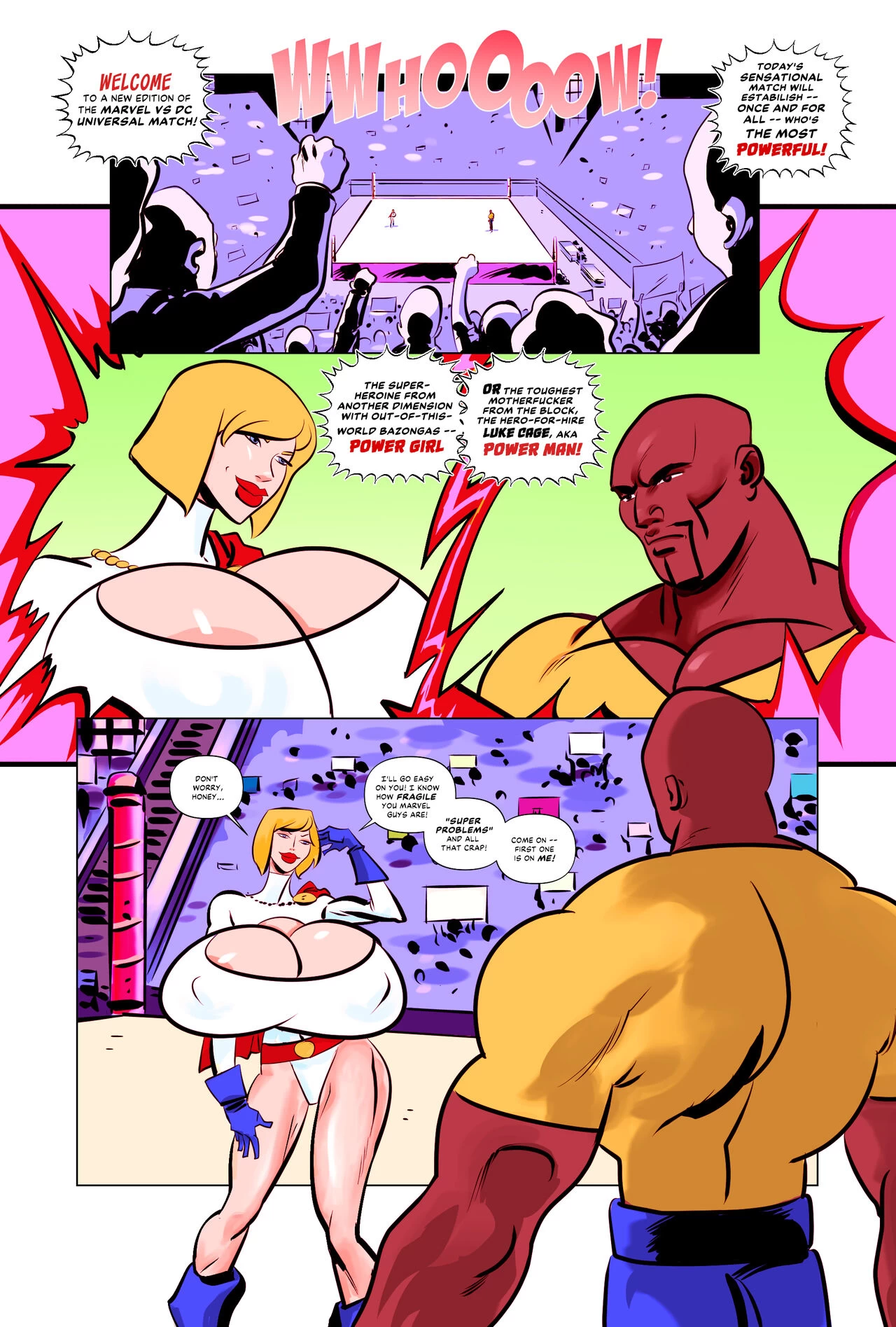 Power Fight porn comic picture 1