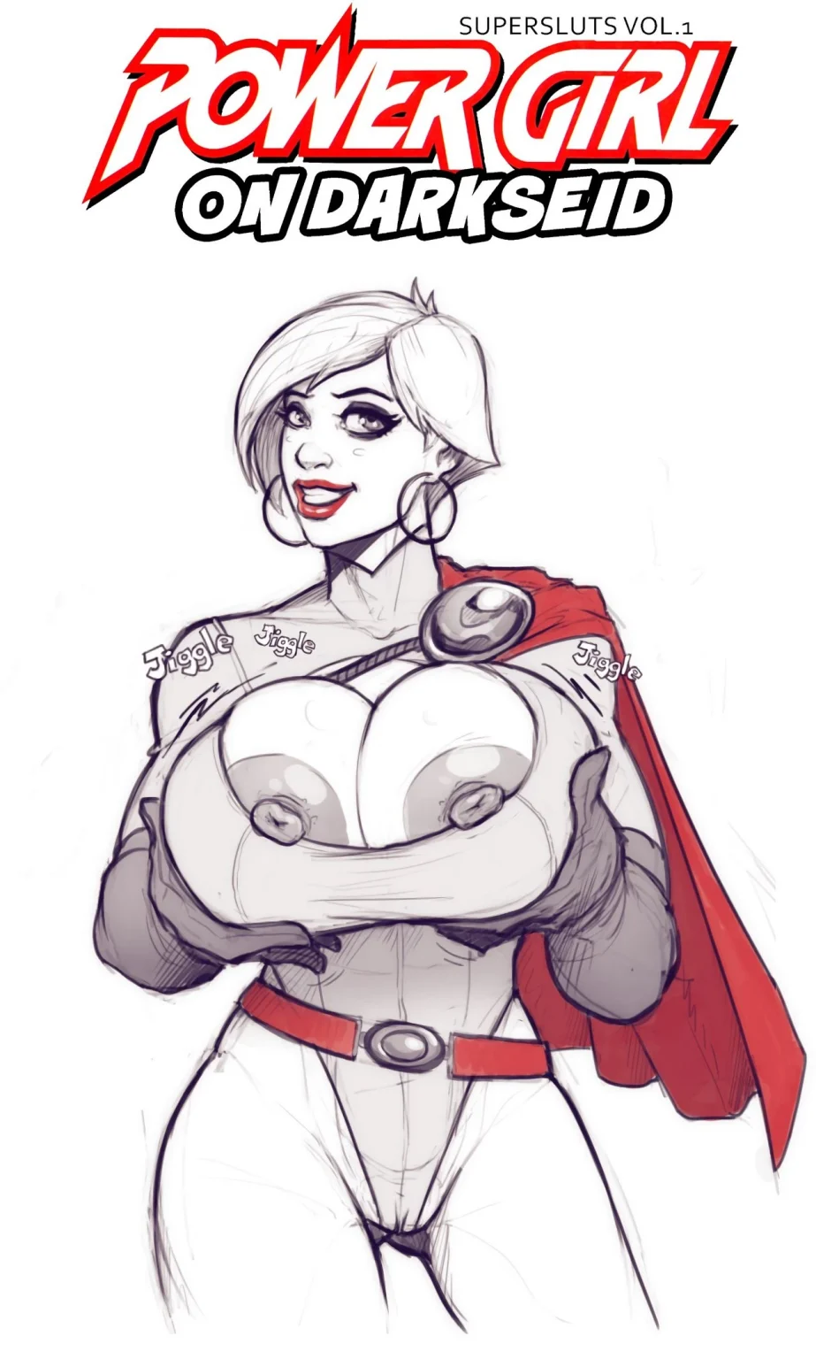 Power girl on Darkseid porn comic picture 1