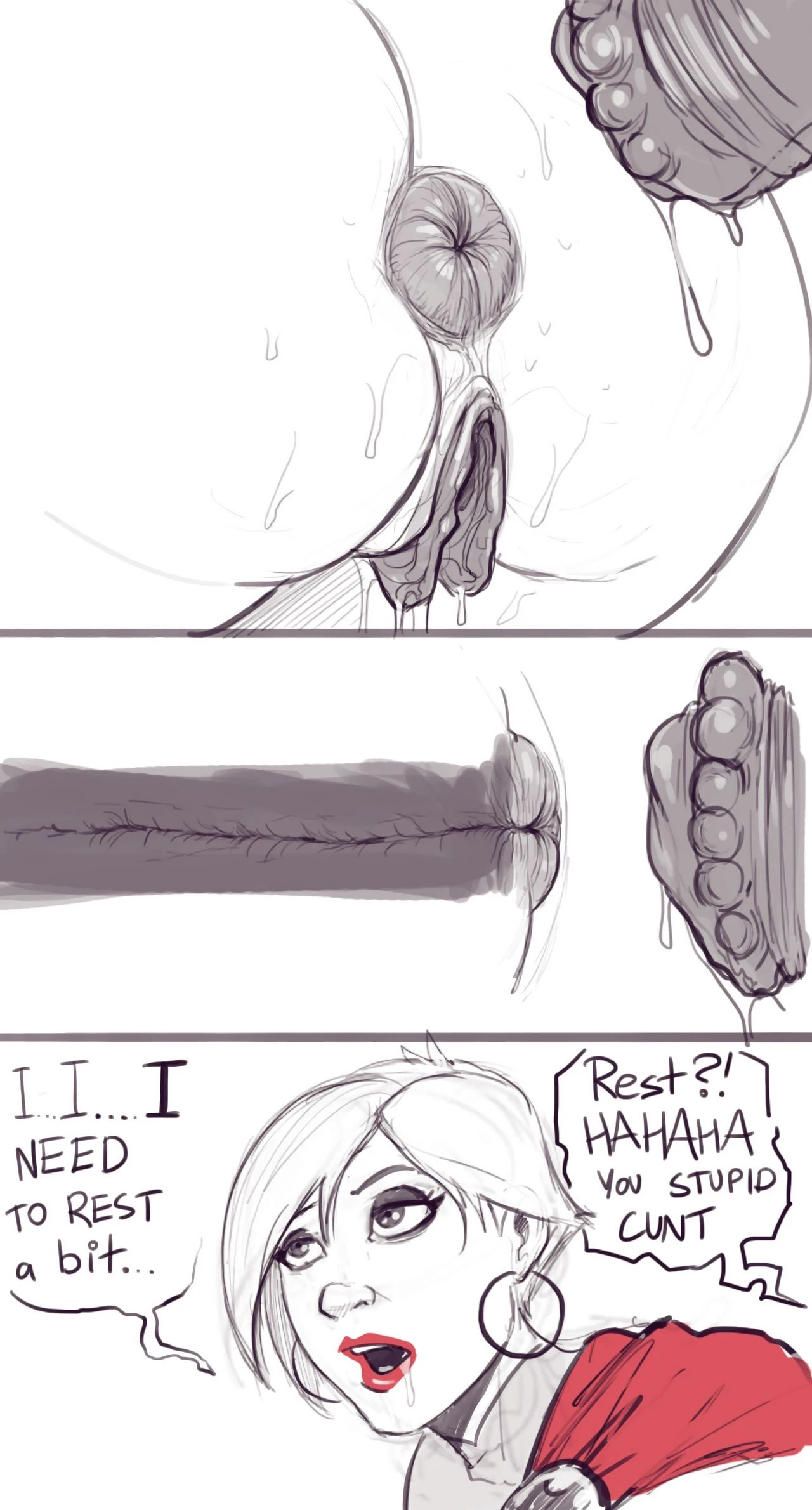 Power girl on Darkseid porn comic picture 55