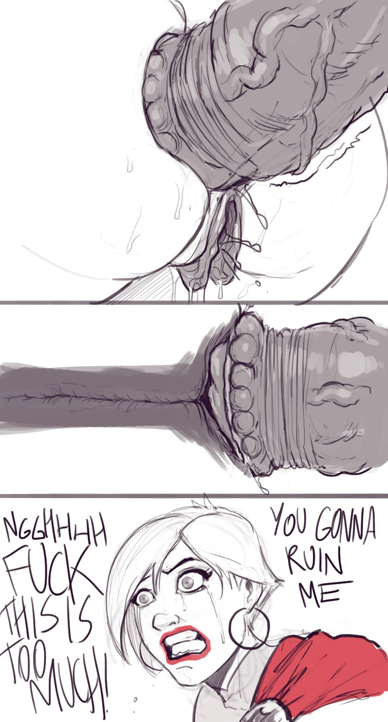 Power girl on Darkseid porn comic picture 59