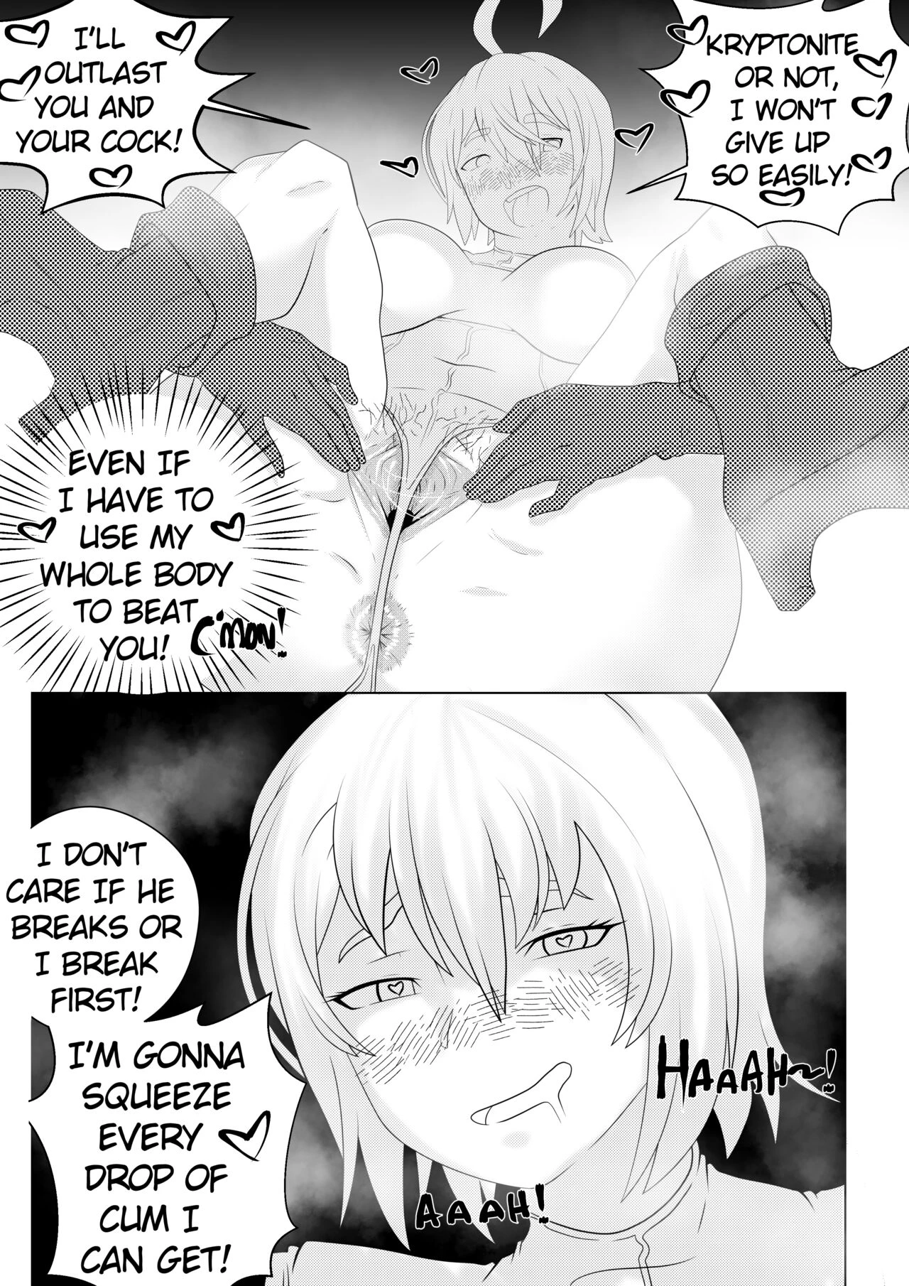 PowerGirl vs Powercock porn comic picture 14