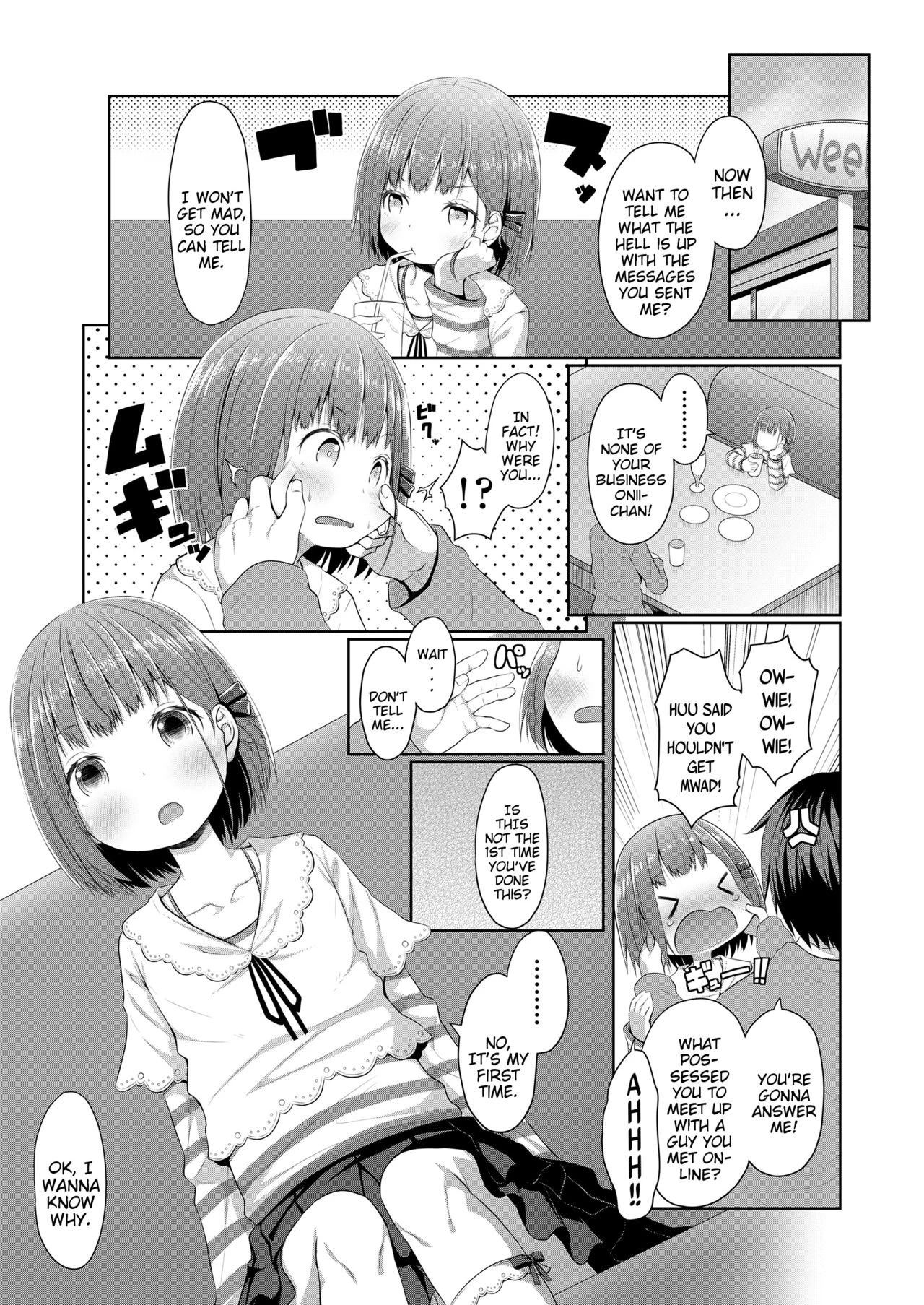 Precocious Elementary-Schooler Immature Little-Sister porn comic picture 3
