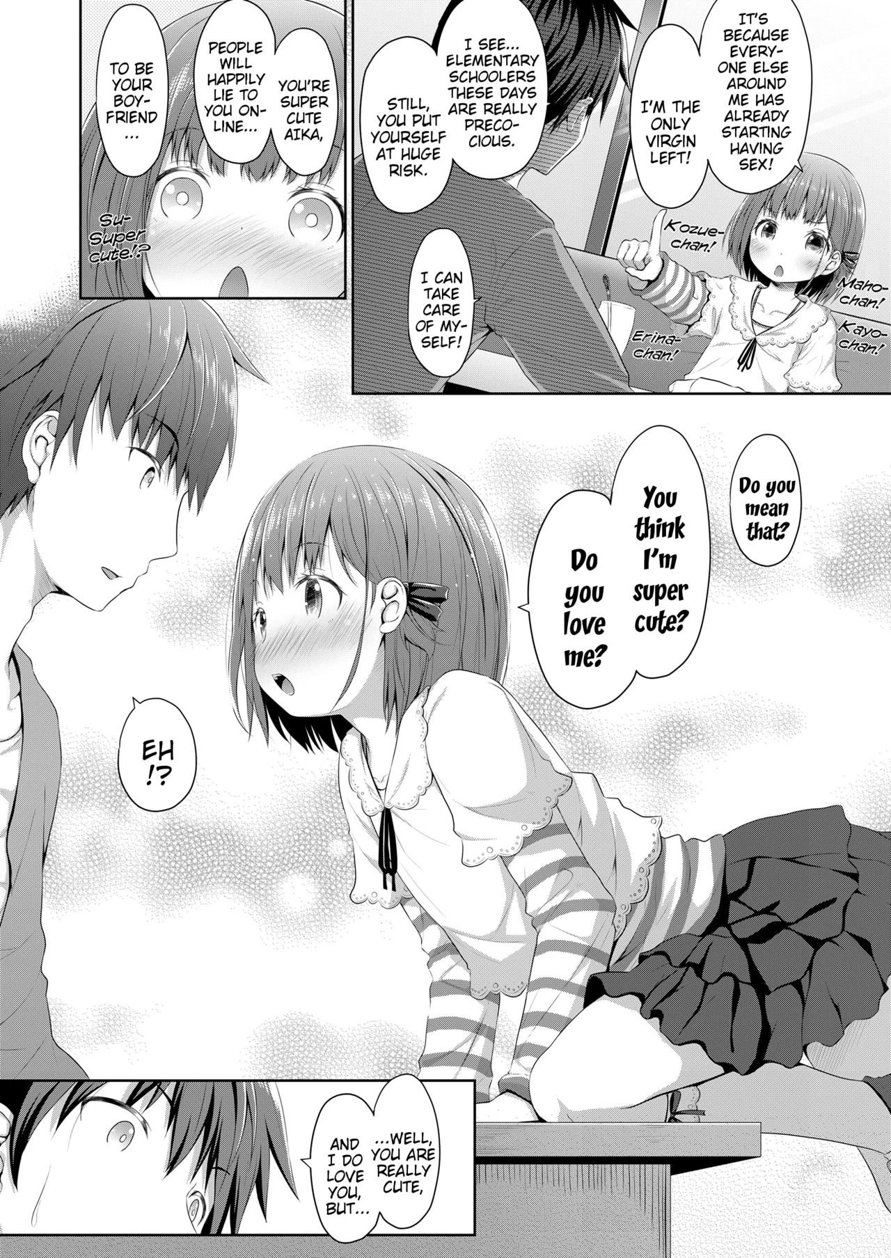 Precocious Elementary-Schooler Immature Little-Sister porn comic picture 4