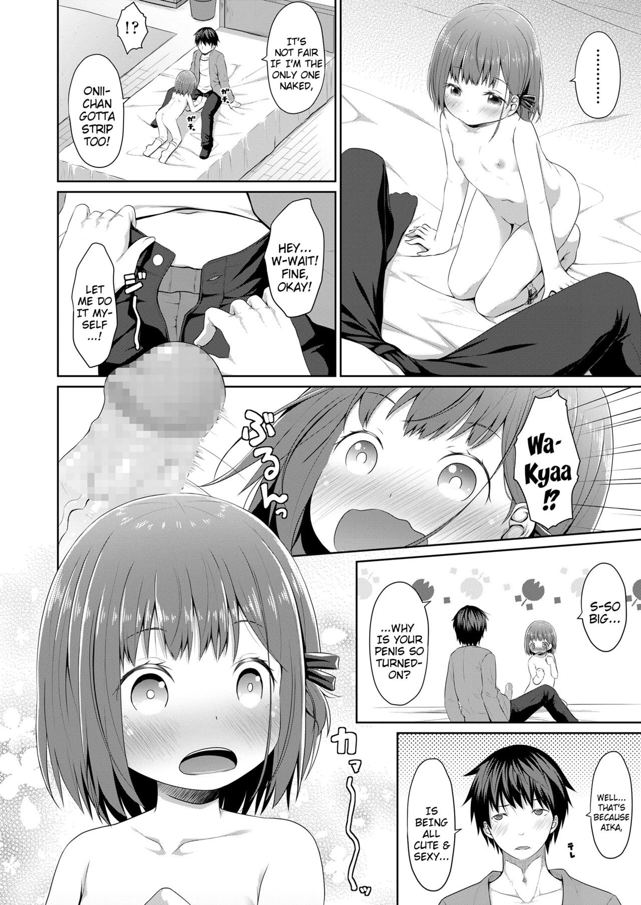 Precocious Elementary-Schooler Immature Little-Sister porn comic picture 8