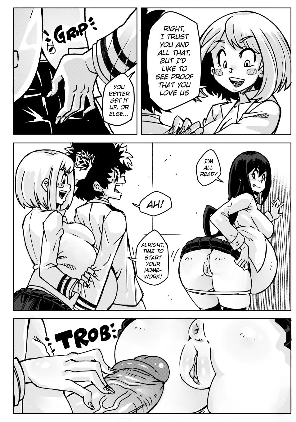 Pregnant Hero Academia Ch.1-2 porn comic picture 14