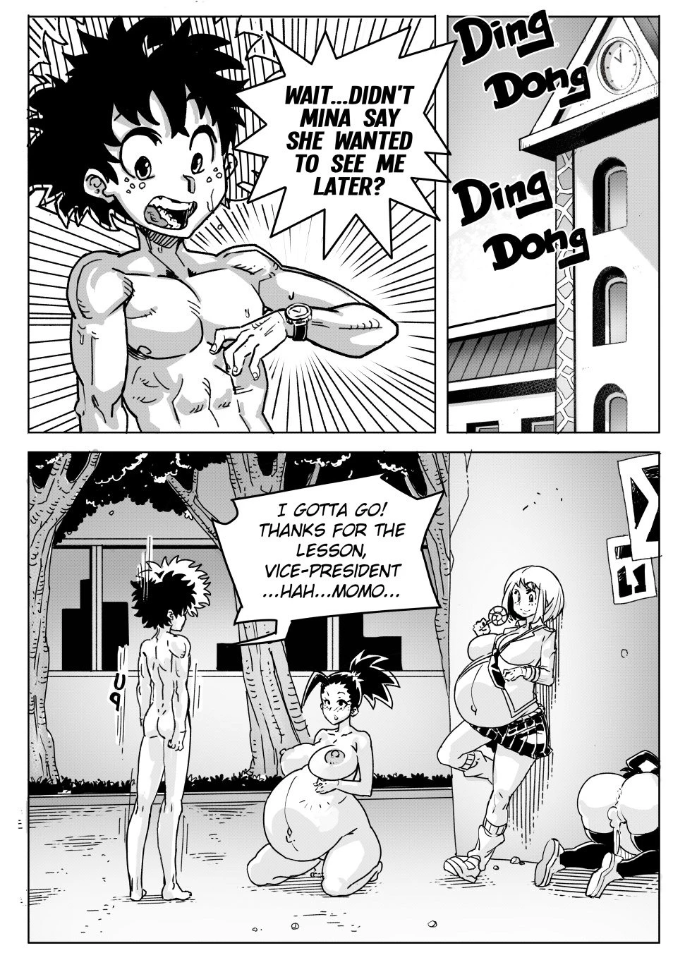 Pregnant Hero Academia Ch.1-2 porn comic picture 37