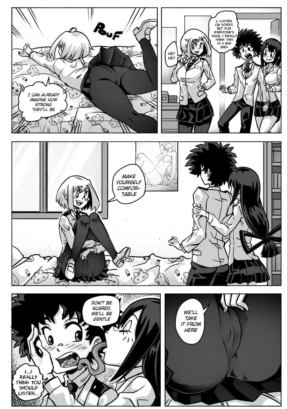 Pregnant Hero Academia Ch.1-2 porn comic picture 6