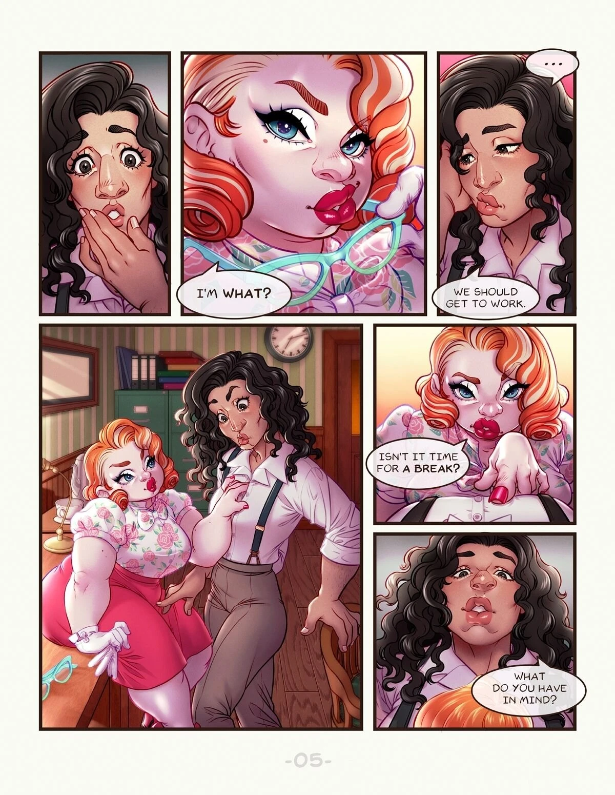 Pretty Intimate porn comic picture 6