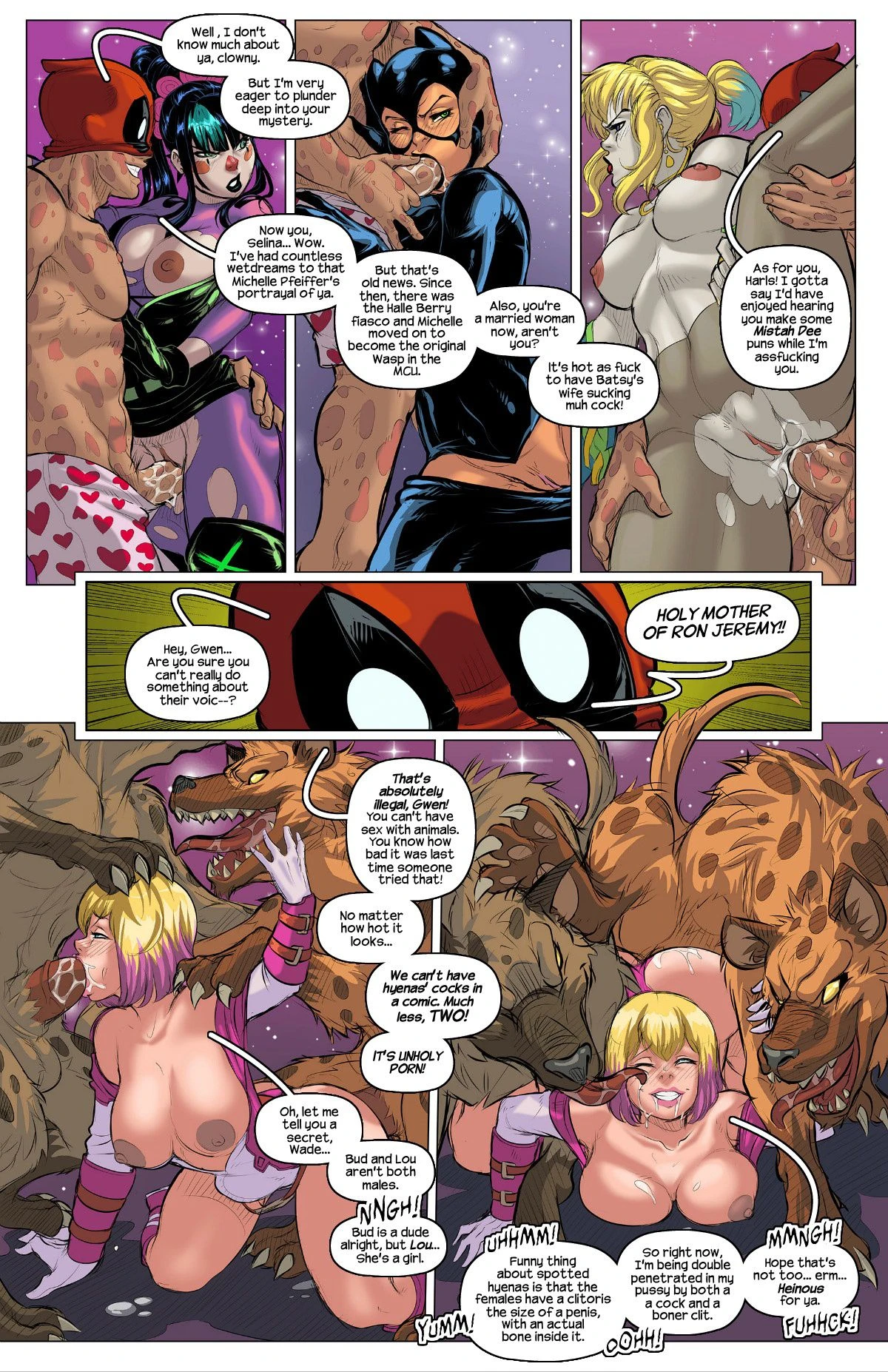Preying On The Birds (Deadpool) porn comic picture 9