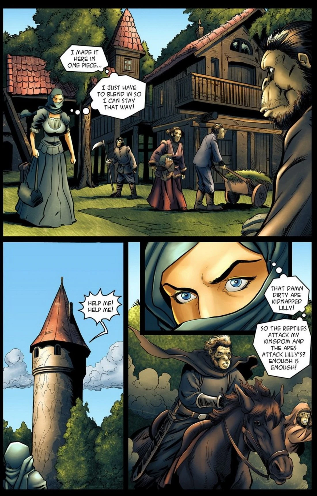 Princess Apple and the Lizard Kingdom porn comic picture 46