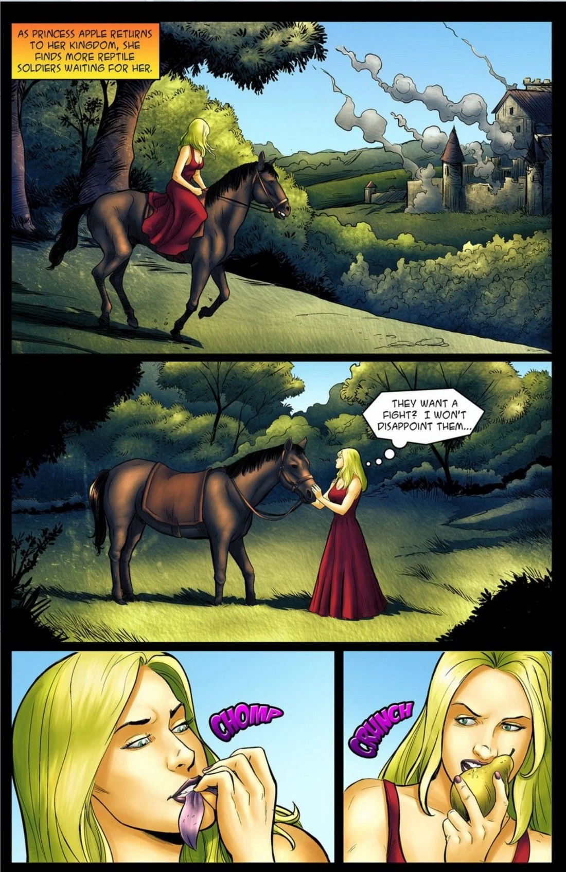 Princess Apple and the Lizard Kingdom porn comic picture 55