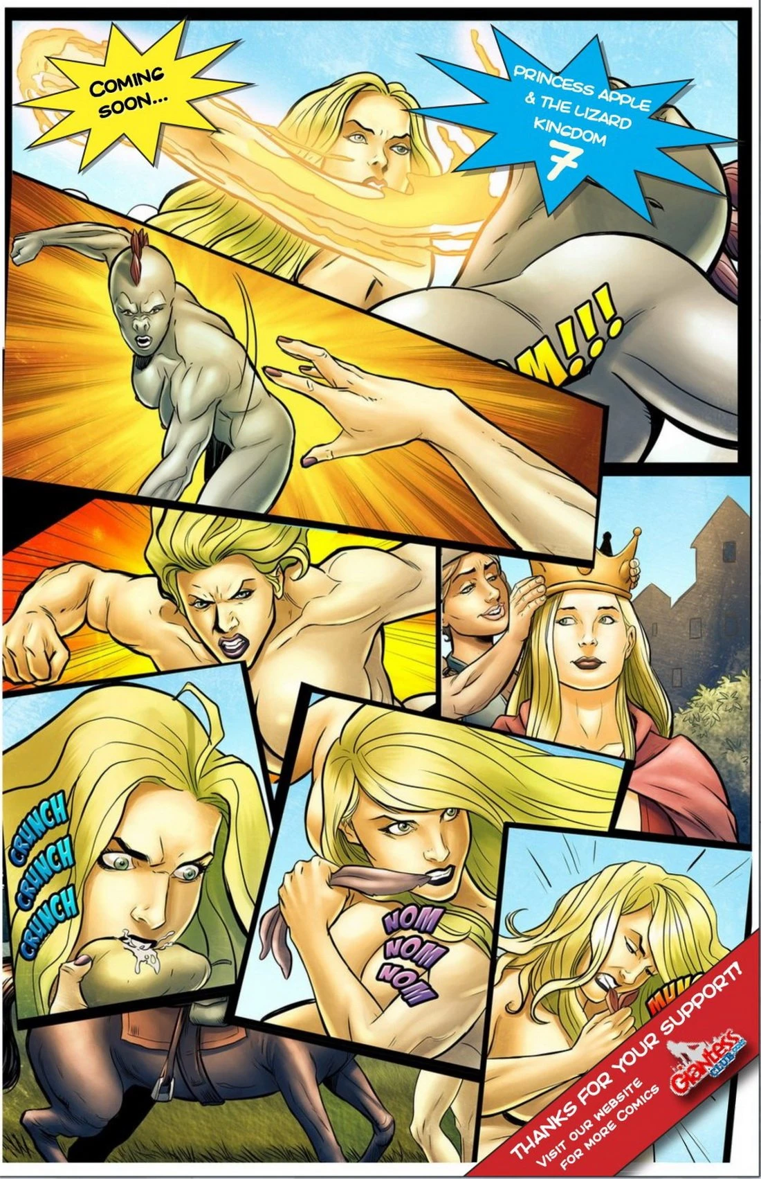 Princess Apple and the Lizard Kingdom porn comic picture 65