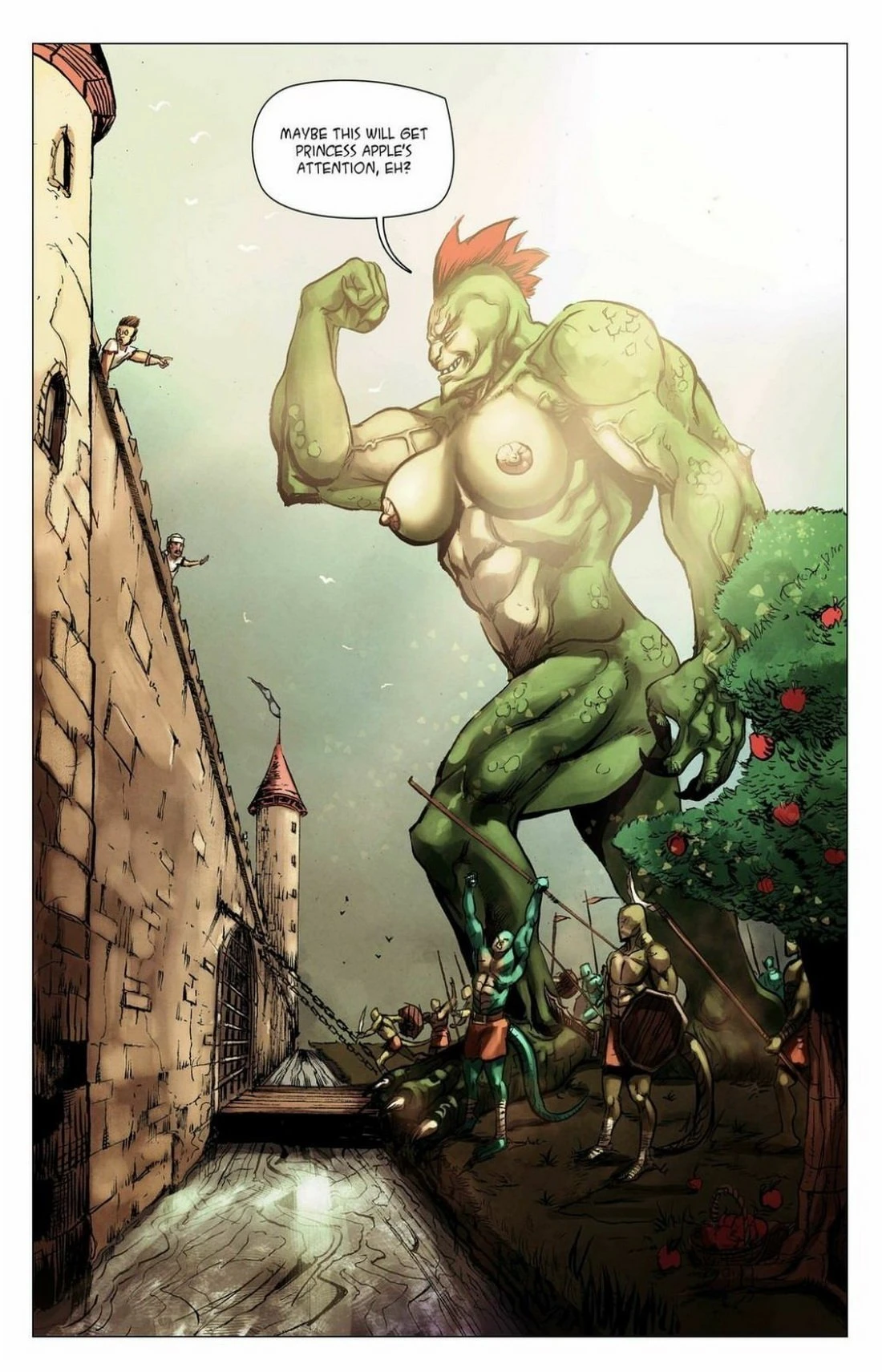 Princess Apple and the Lizard Kingdom porn comic picture 7