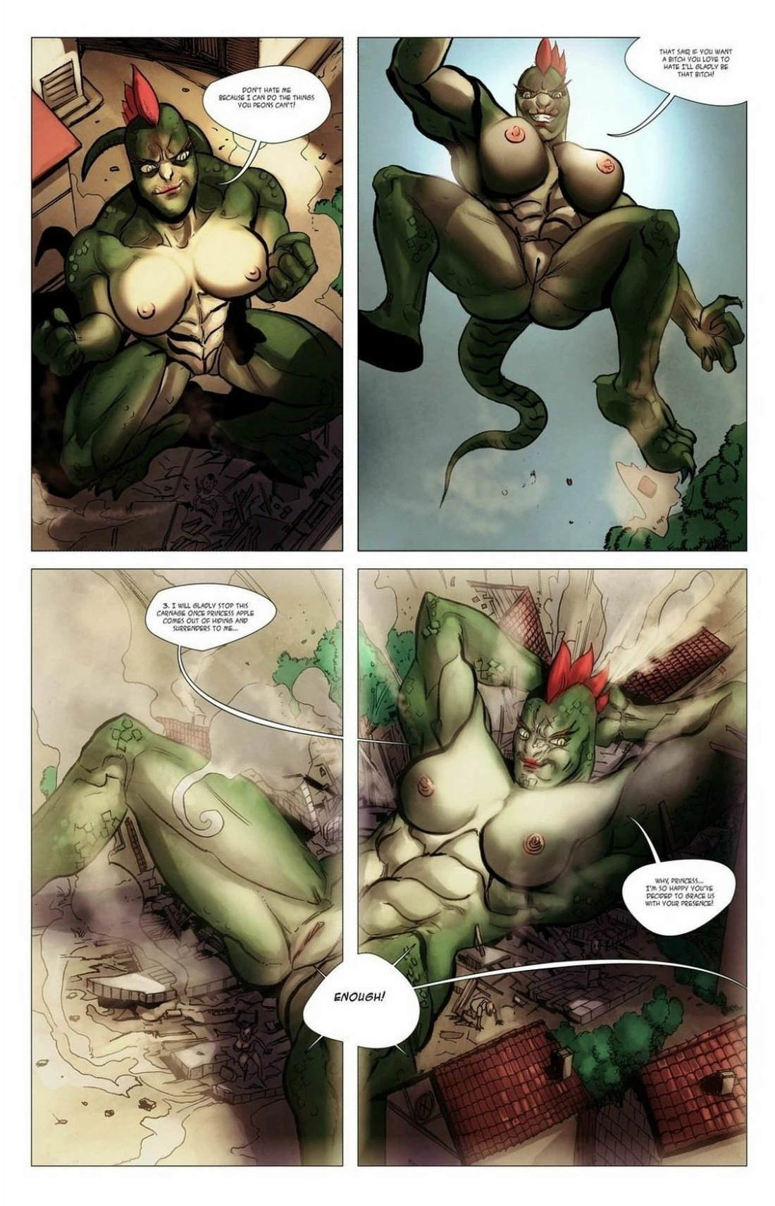 Princess Apple and the Lizard Kingdom porn comic picture 9