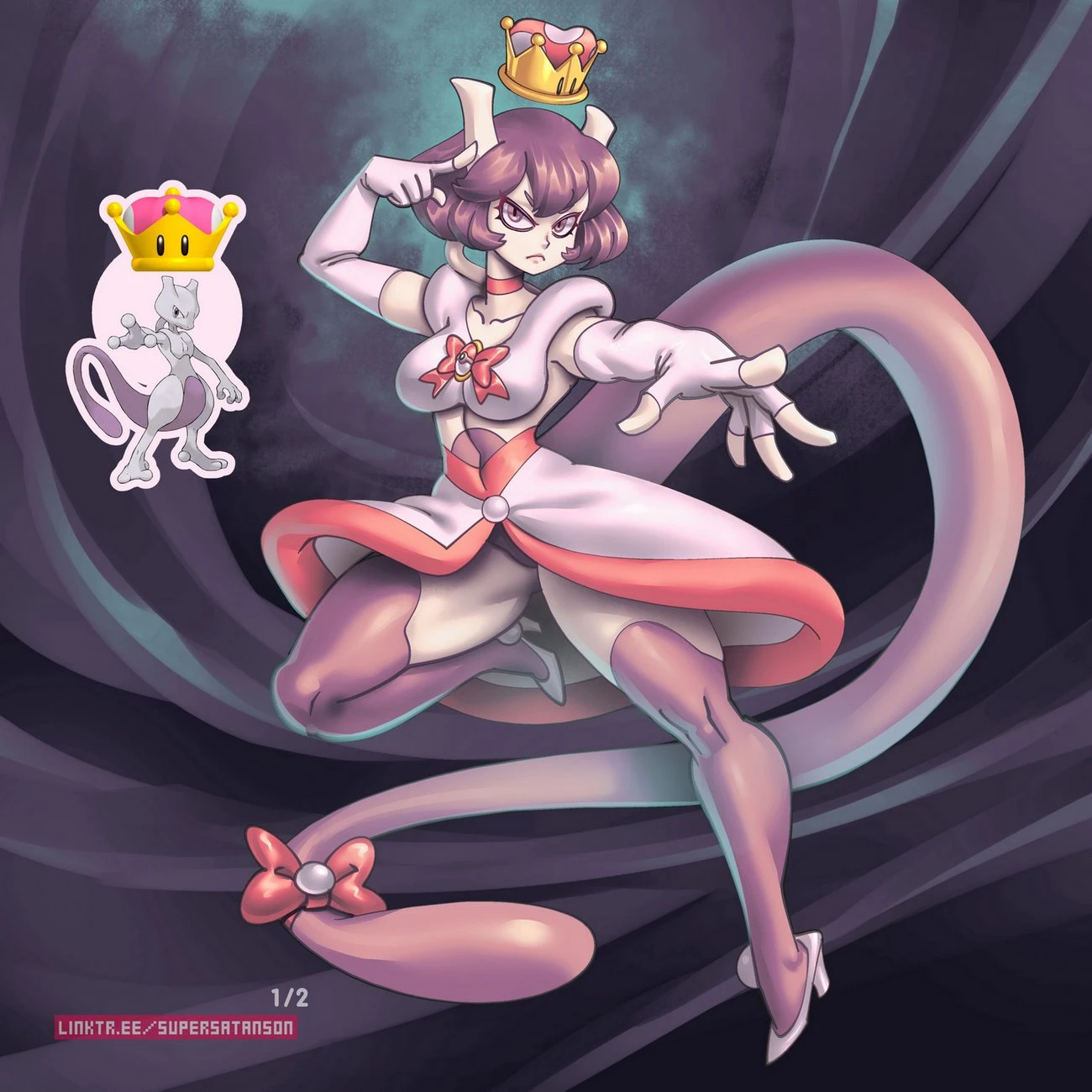 Princess Mewtwo porn comic picture 1