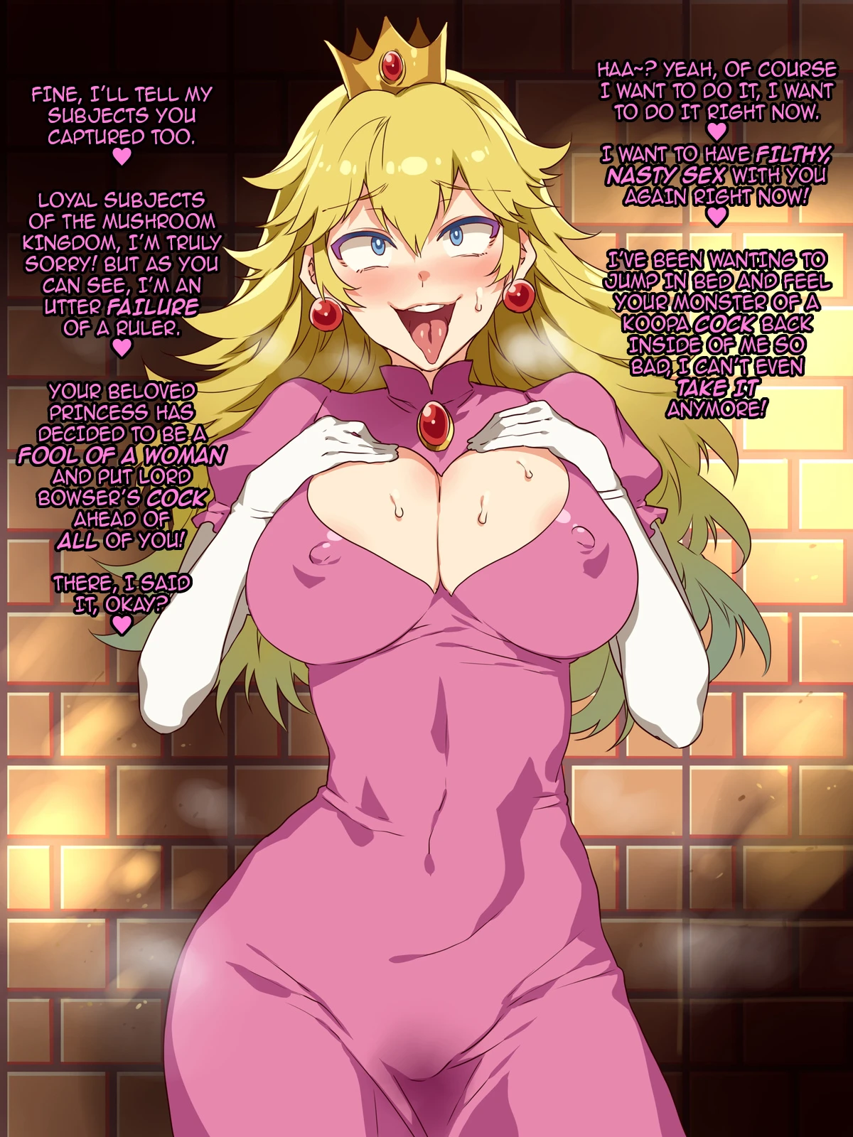 Princess Peach Koopa Corruption Append! | Kameochi Momohime Append! porn comic picture 3