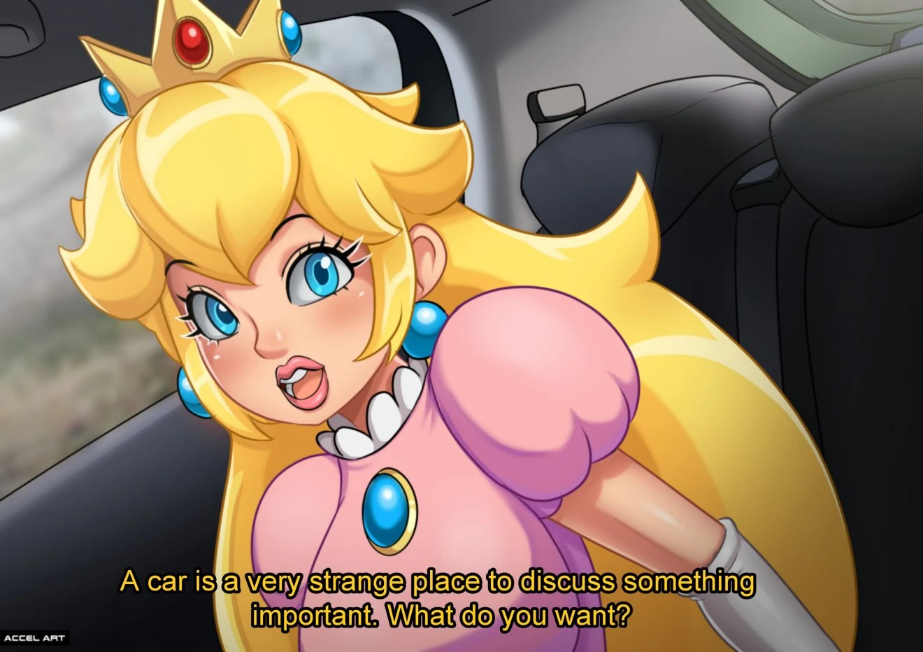 Princess Peach - Waifu Taxi porn comic picture 1