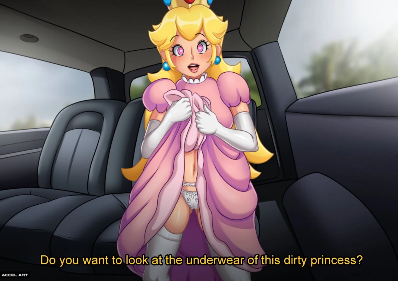 Princess Peach - Waifu Taxi porn comic picture 4