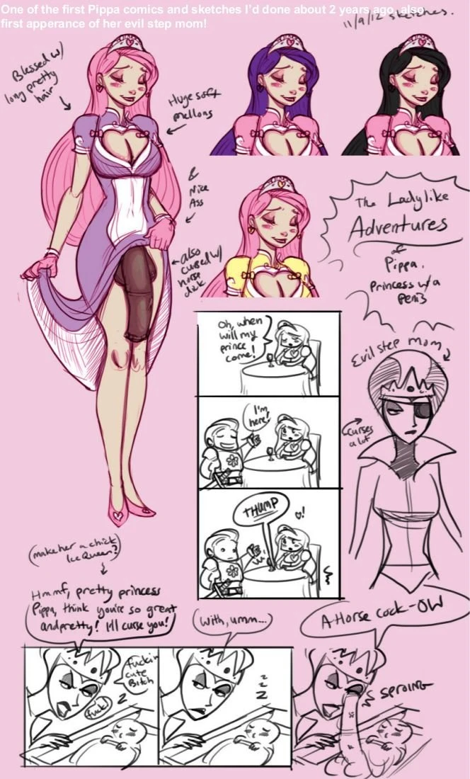 Princess Pippa vs The Princess of Lesbos porn comic picture 17