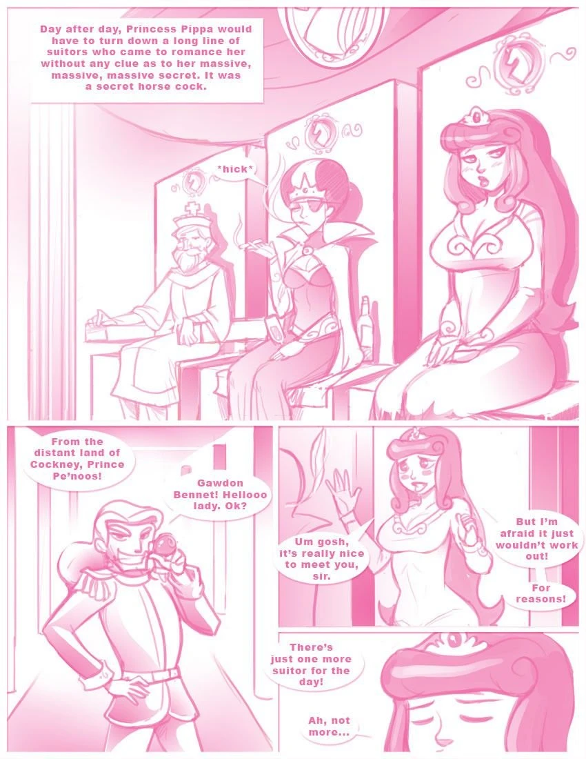 Princess Pippa vs The Princess of Lesbos porn comic picture 3