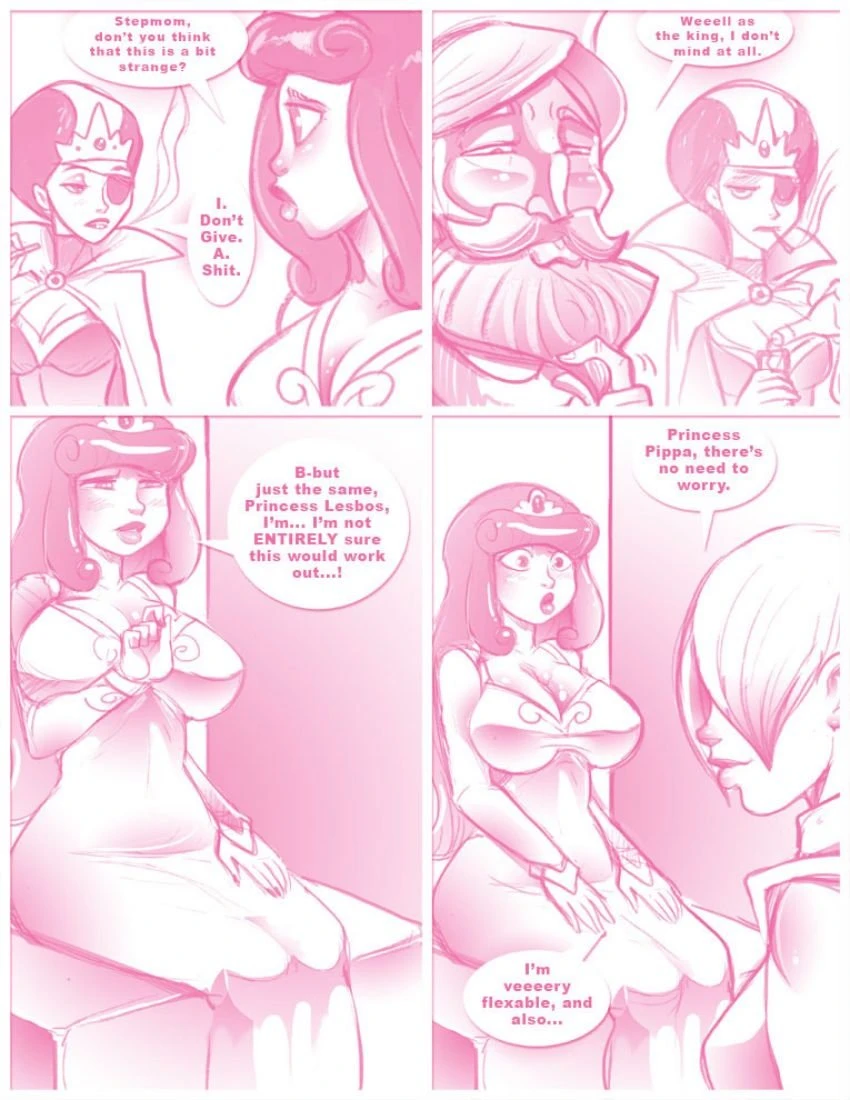 Princess Pippa vs The Princess of Lesbos porn comic picture 5
