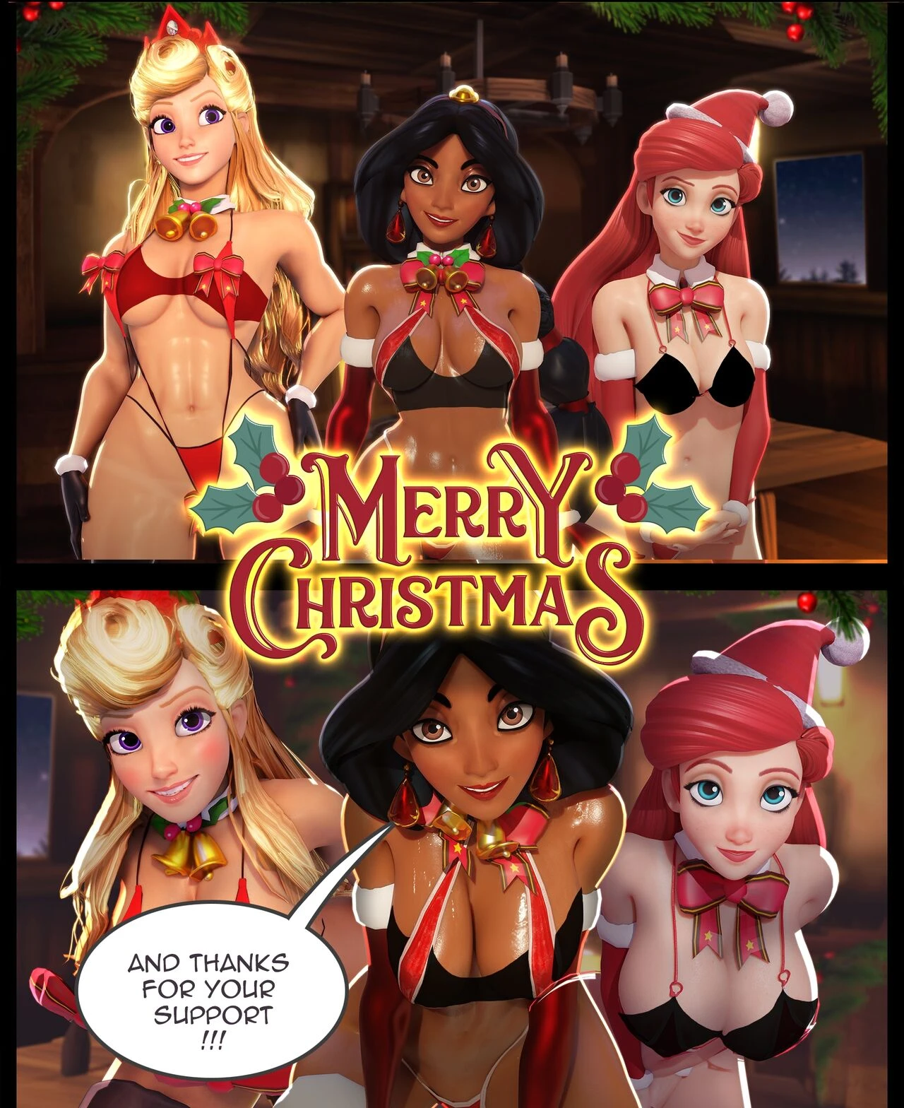 Princess Quest: A Christmas Gift porn comic picture 1