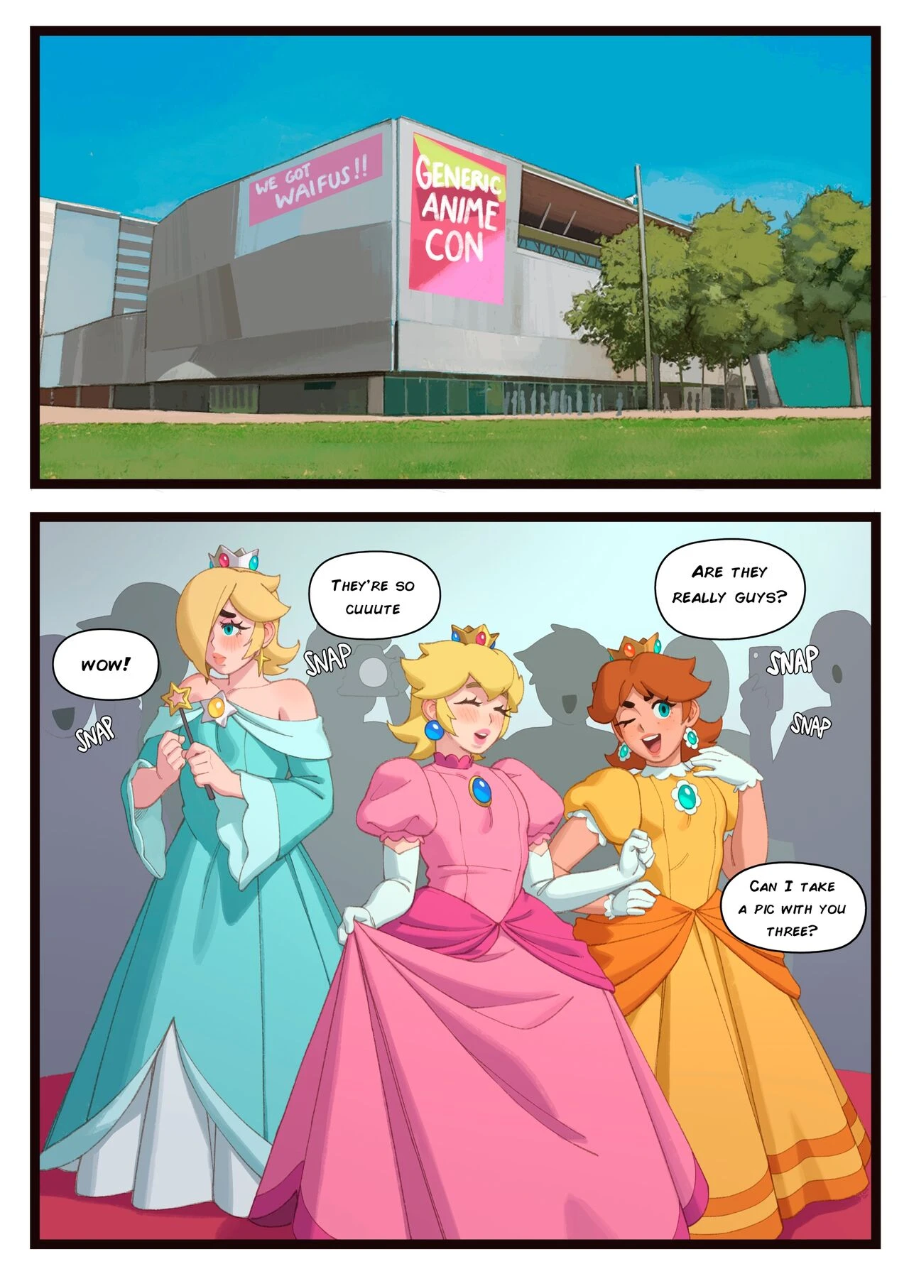 Princess Sleepover porn comic picture 2