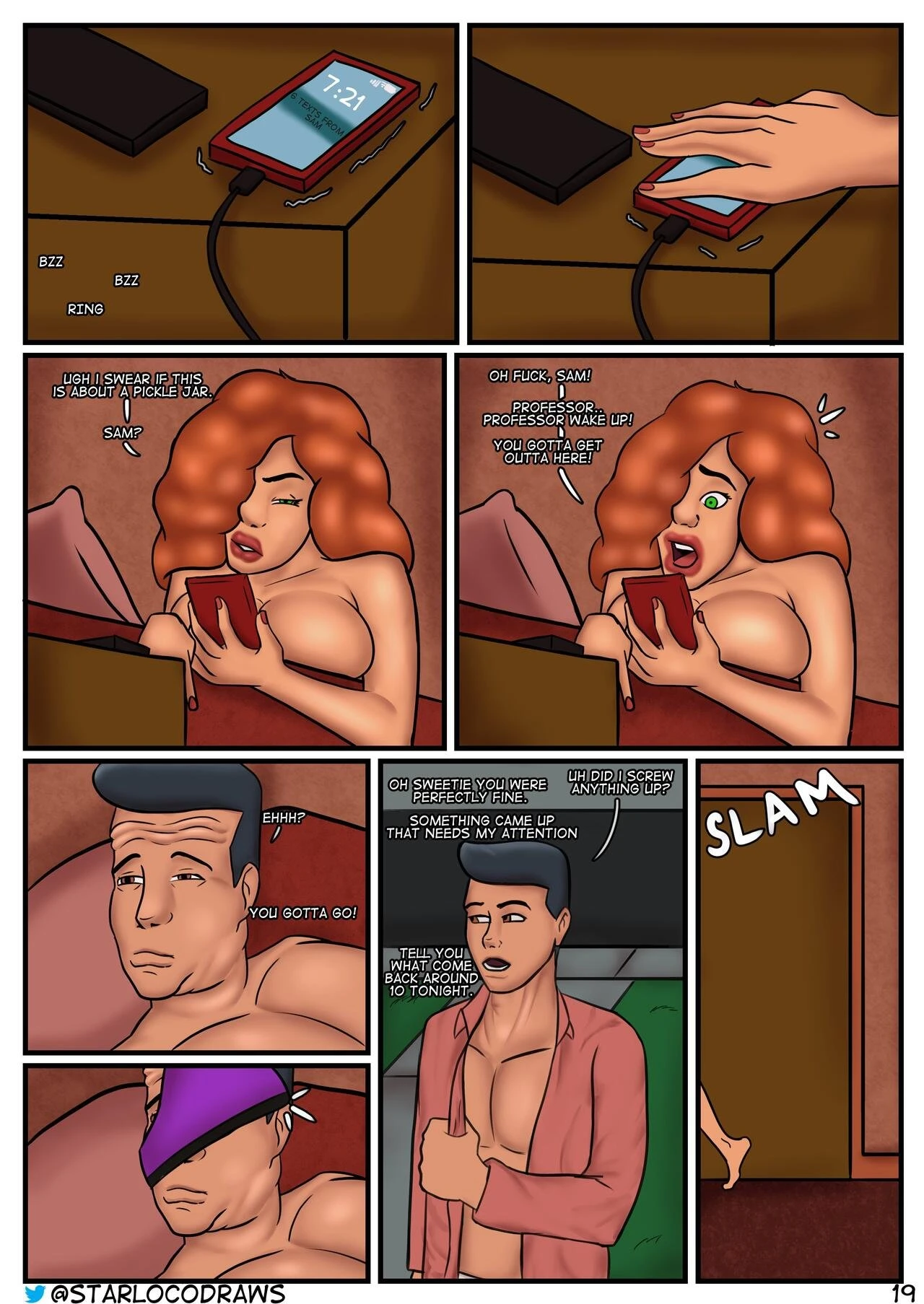 Professor's Big Date porn comic picture 20