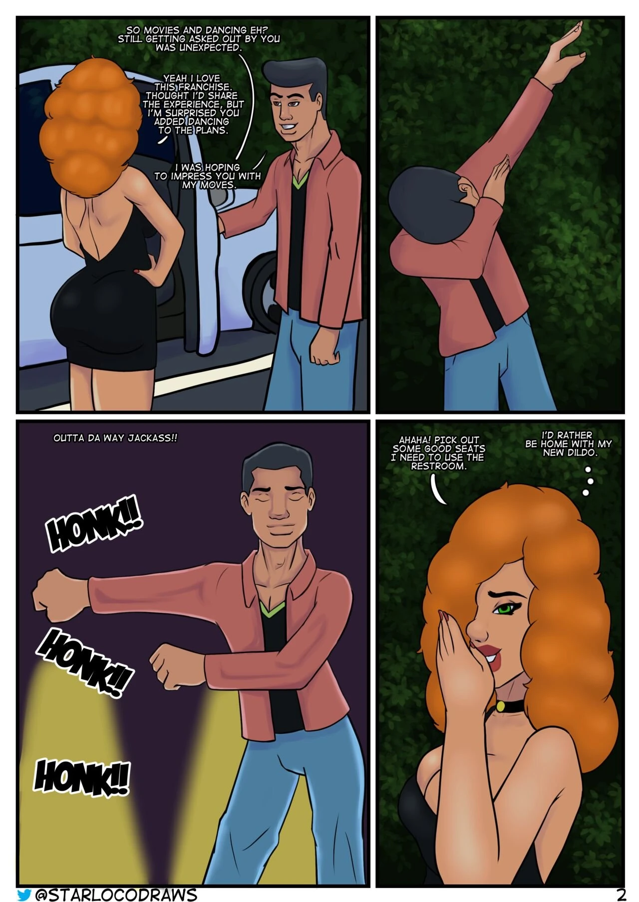 Professor's Big Date porn comic picture 3