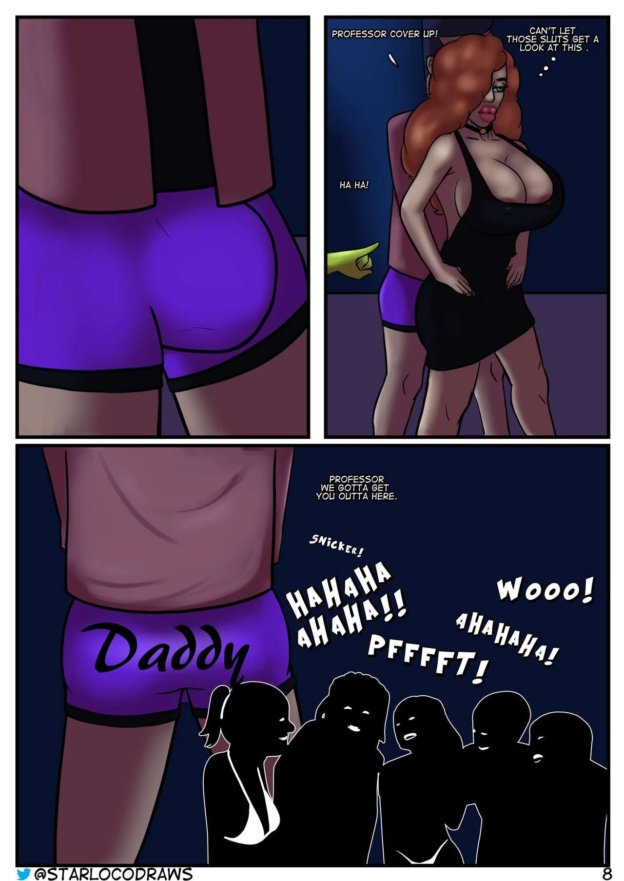 Professor's Big Date porn comic picture 9