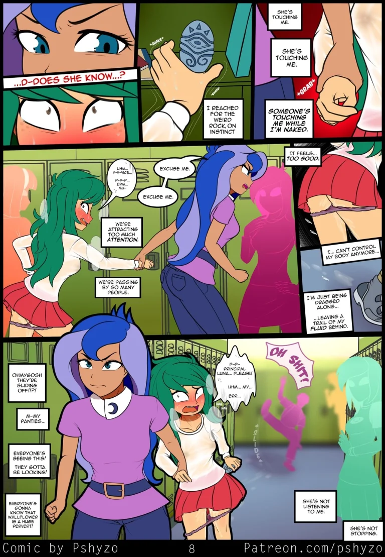 Public Wallflower alternative porn comic picture 9
