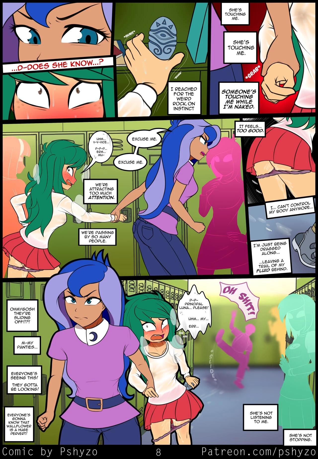 Public Wallflower alternative porn comic picture 9